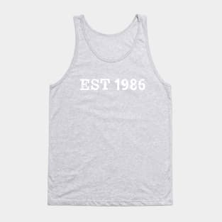 EST 1986 Tank Top